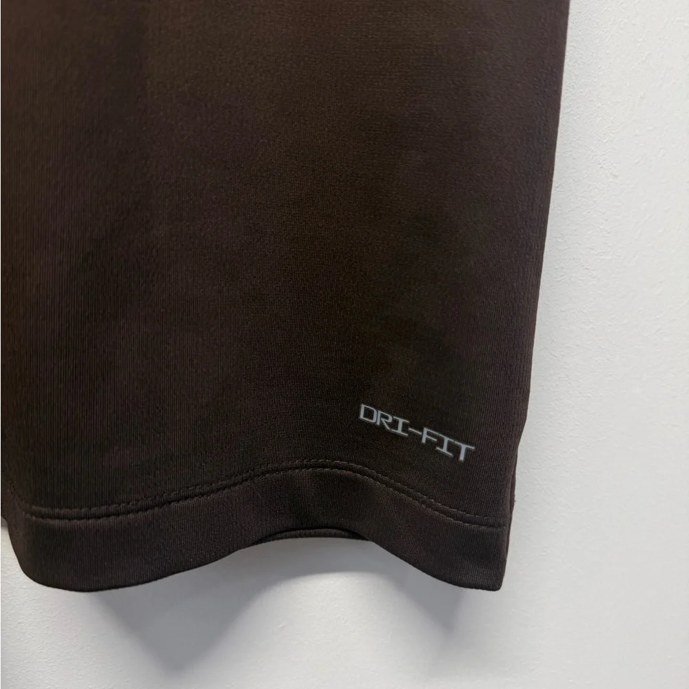Nike Dri-Fit Brown Polo Shirt Men’s XL Golf Active - Picture 4 of 9